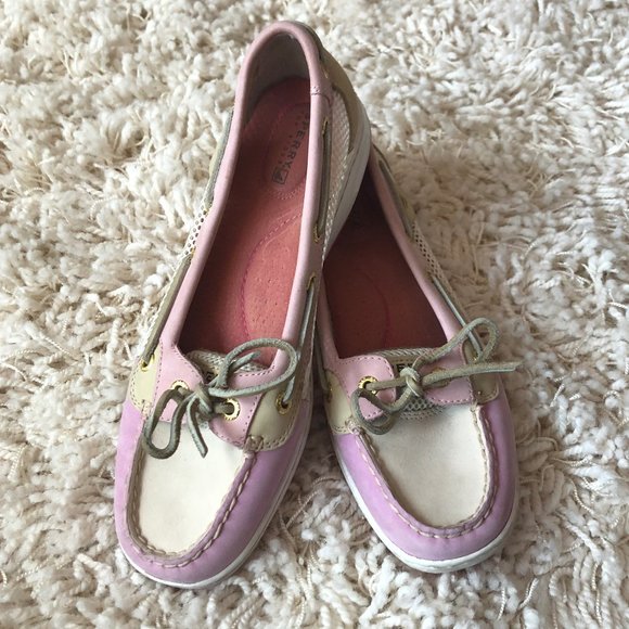 Sperry Shoes - Sperry Top Sider Pink Loafers
